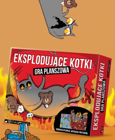 Eksplodujące Kotki: Gra planszowa