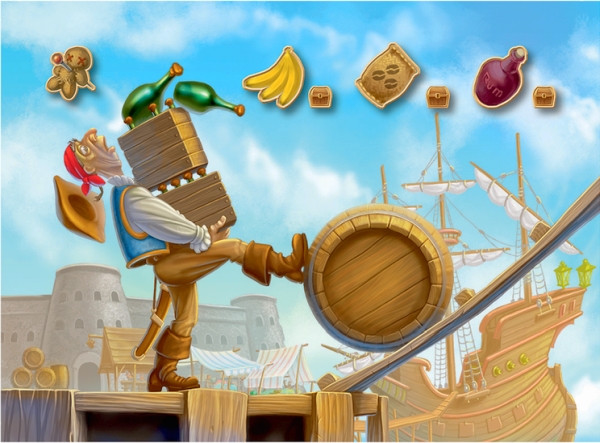Karta promocyjna do gry Piraci 7 mórz