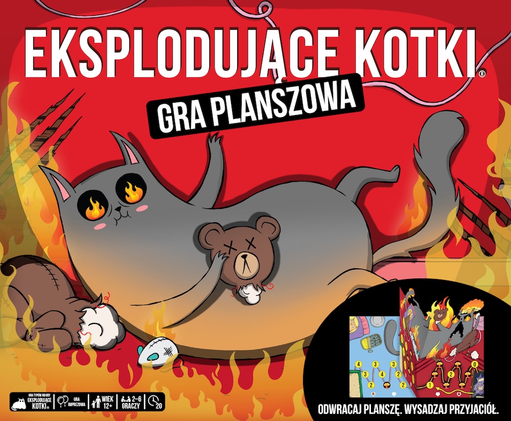 Eksplodujące Kotki: Gra planszowa