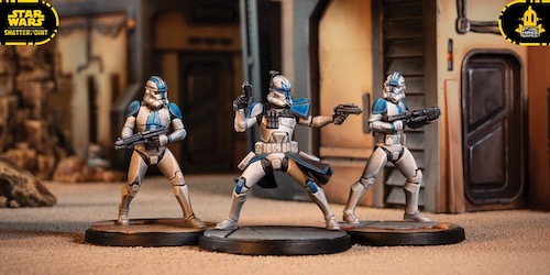 Przegląd postaci w Star Wars: Shatterpoint - CC-7667 Kapitan Rex i Żołnierze-klony z legionu 501