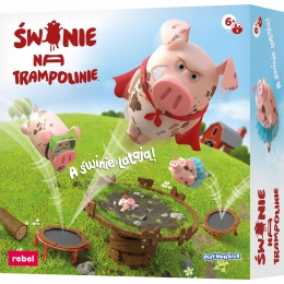 Świnie na trampolinie