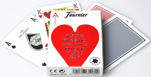 Fournier 100% Plastic Poker Standard Index