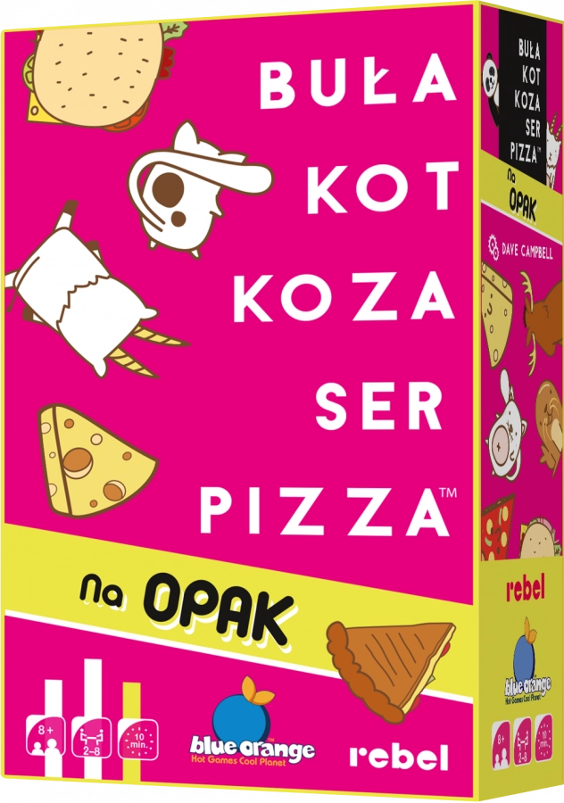 Buła, Kot, Koza, Ser, Pizza - Na opak