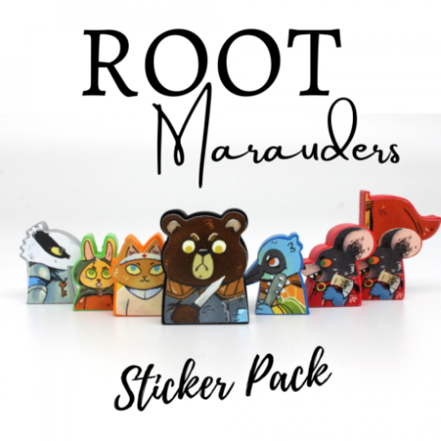 MeepleStickers: Zestaw naklejek do Root: Maruderzy