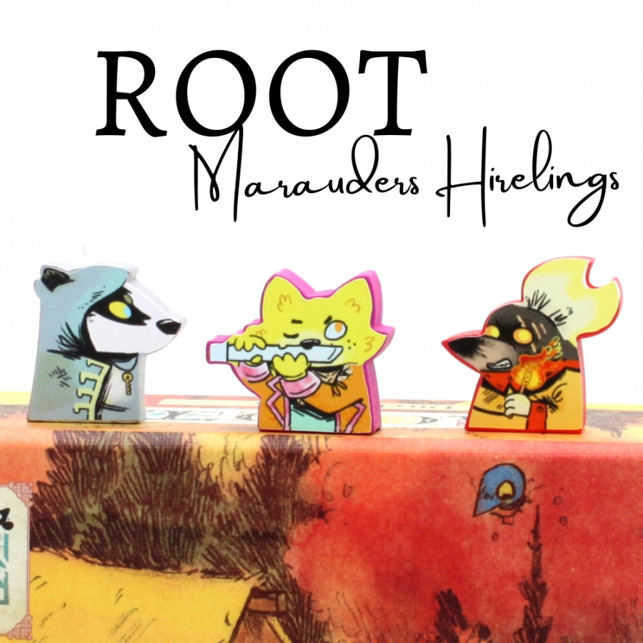 MeepleStickers: Zestaw naklejek do Root: Maruderzy