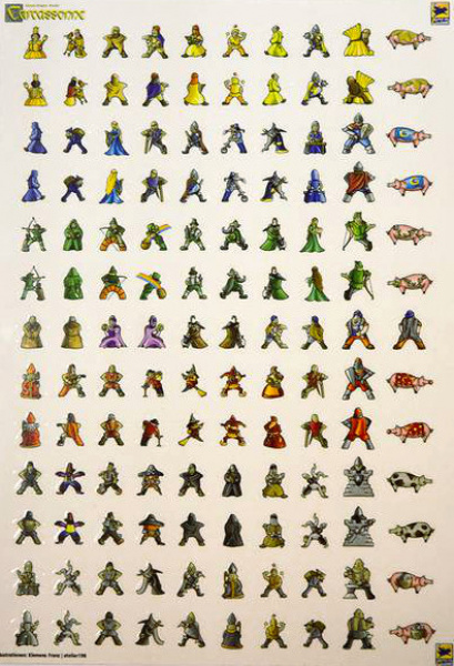 Carcassonne: Naklejki