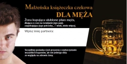 Małżeńska Książeczka Czekowa - Dla Męża