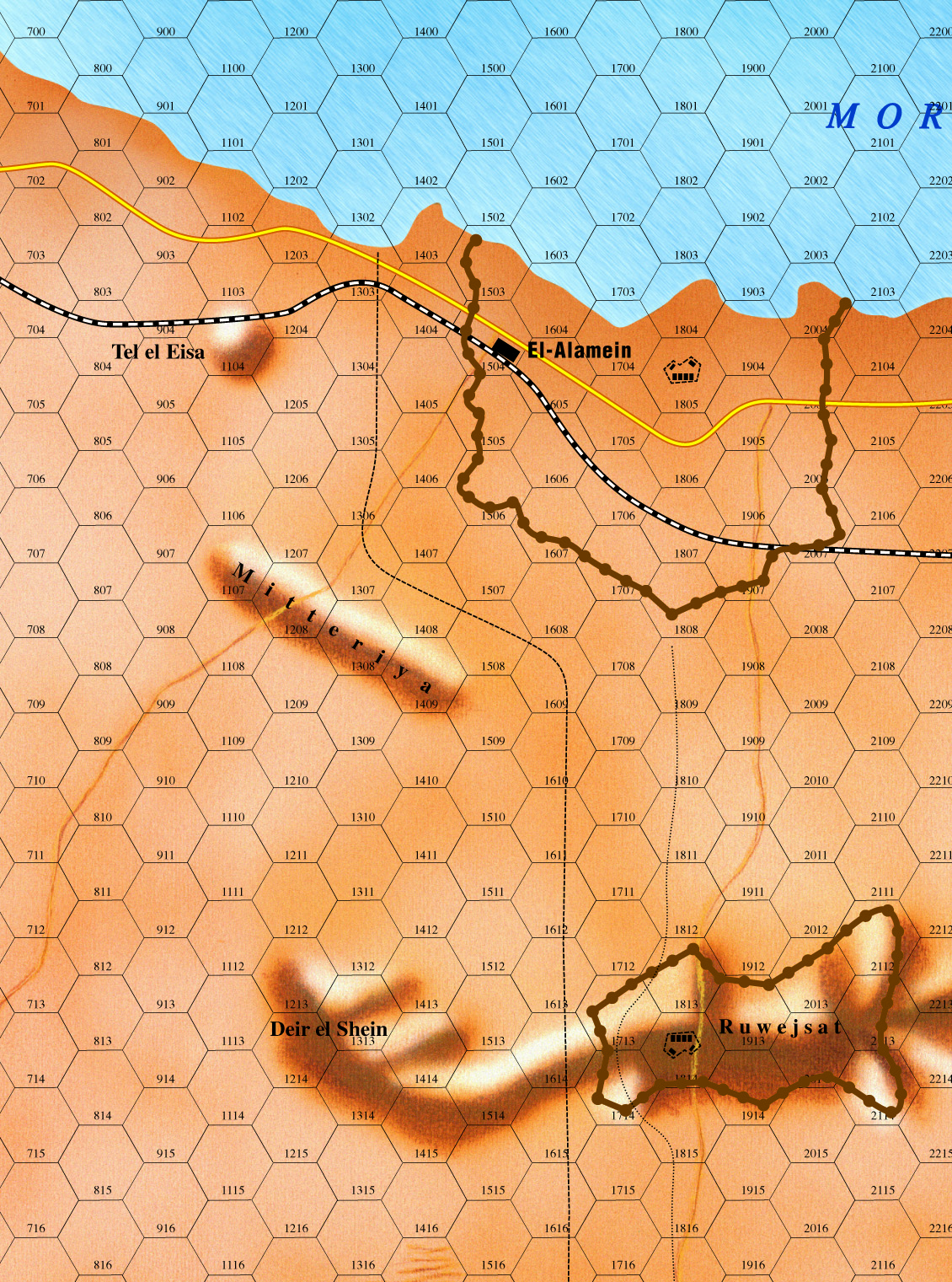 El Alamein World Map