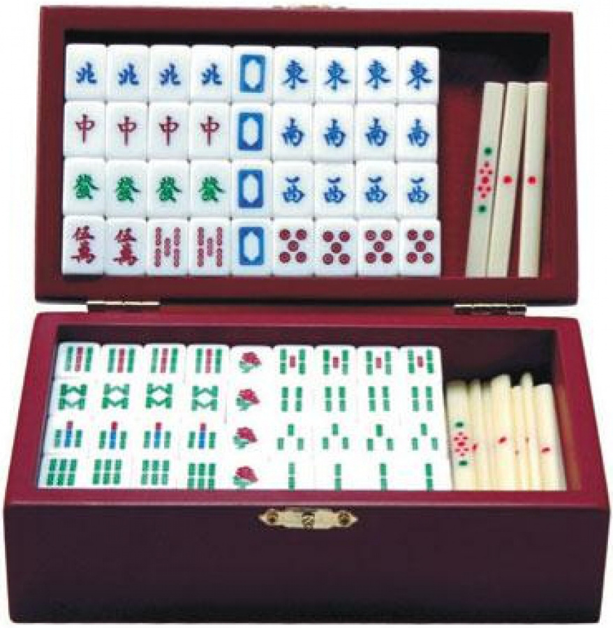 Japoński mahjong - biały