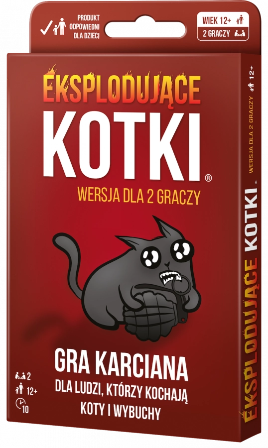 Eksplodujące Kotki: Wersja dla 2 graczy