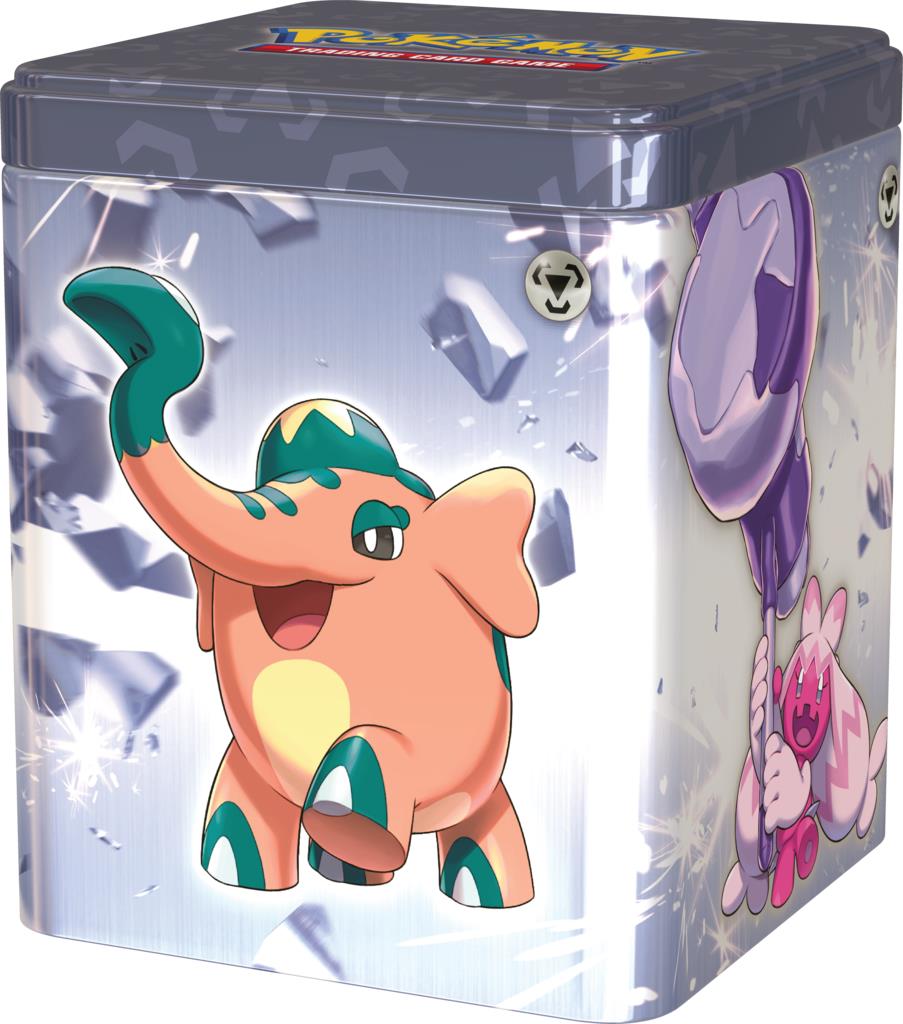 Stacking Tin Cube Combat - Tin Box Métal / Pokébox Pokémon