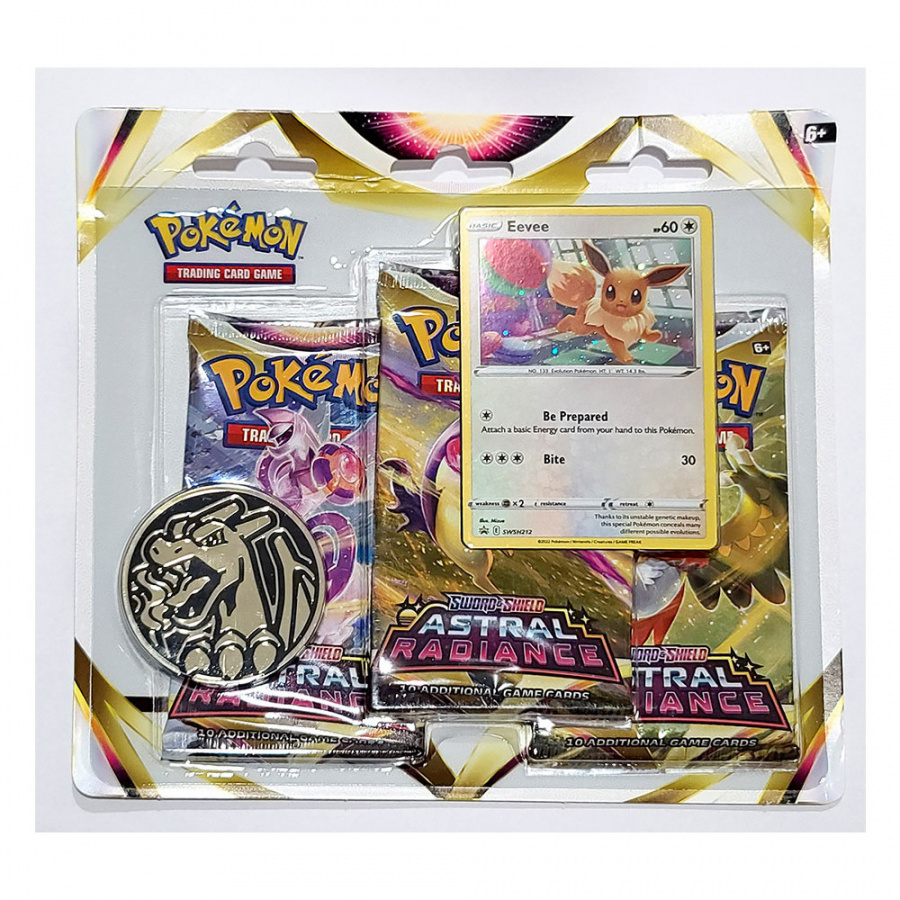 Pokemon TCG: Astral Radiance 3-Pack Blister Eevee