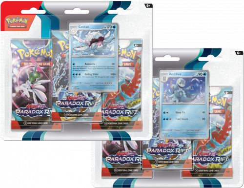 Pokémon TCG: Scarlet & Violet - Paradox Rift - 3-Pack Blister Box (24)