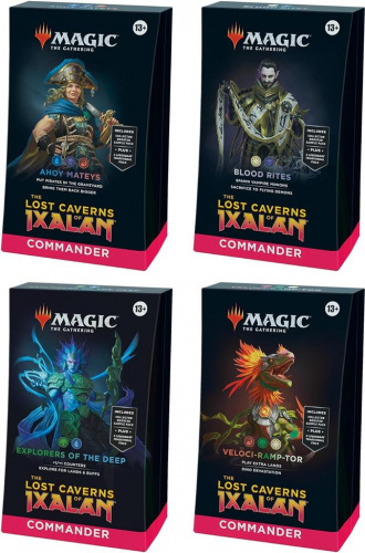 Magic the Gathering: The Lost Caverns of Ixalan - Commander Deck - Bundle (4)