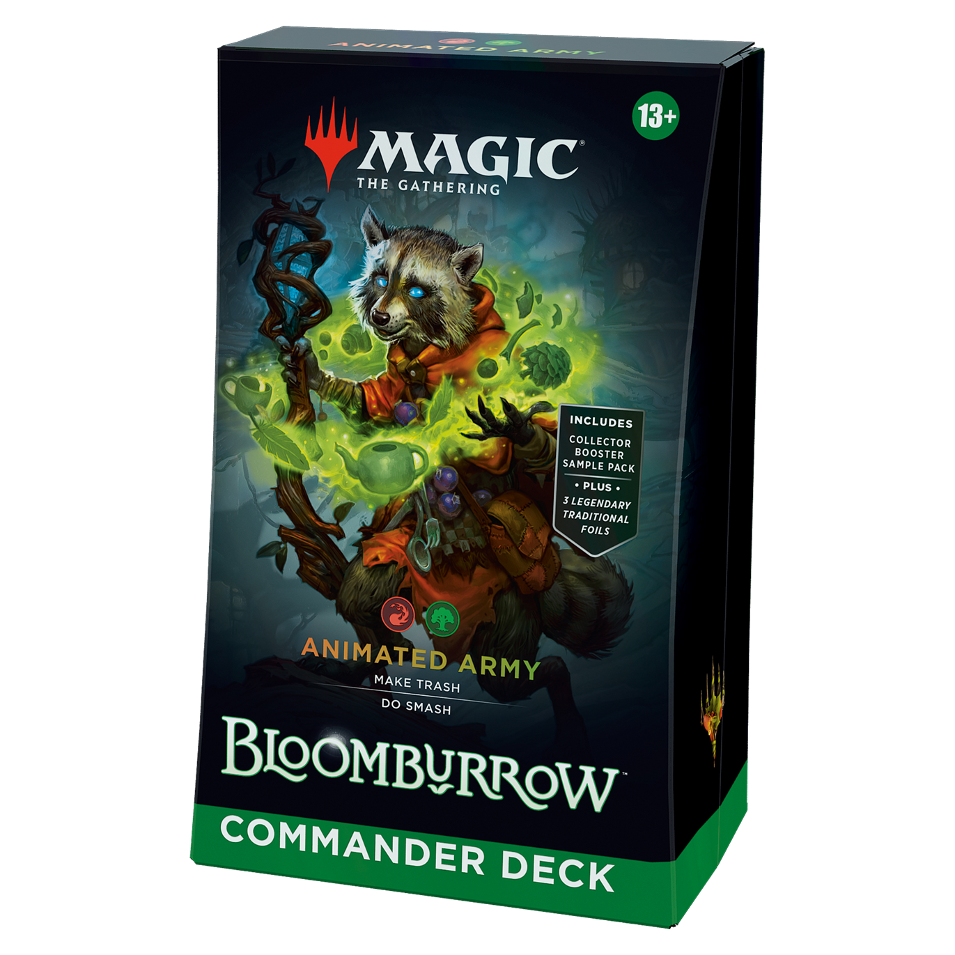 Magic the Gathering Bloomburrow Commander Deck Animated Army