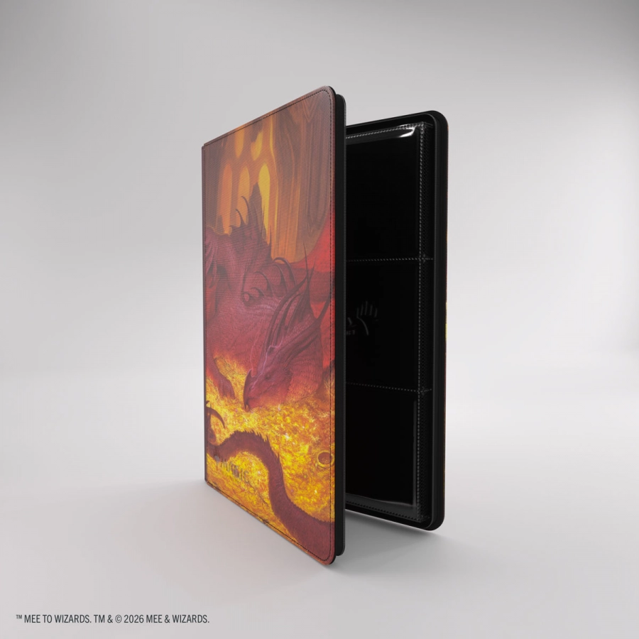 Gamegenic: Magic the Gathering - The Hobbit - Zip-Up Album 18-Pocket - Smaug's Mox Amber