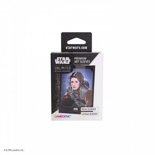 Gamegenic: Star Wars Unlimited Card Game - Premium Art Sleeves - Leia Organa