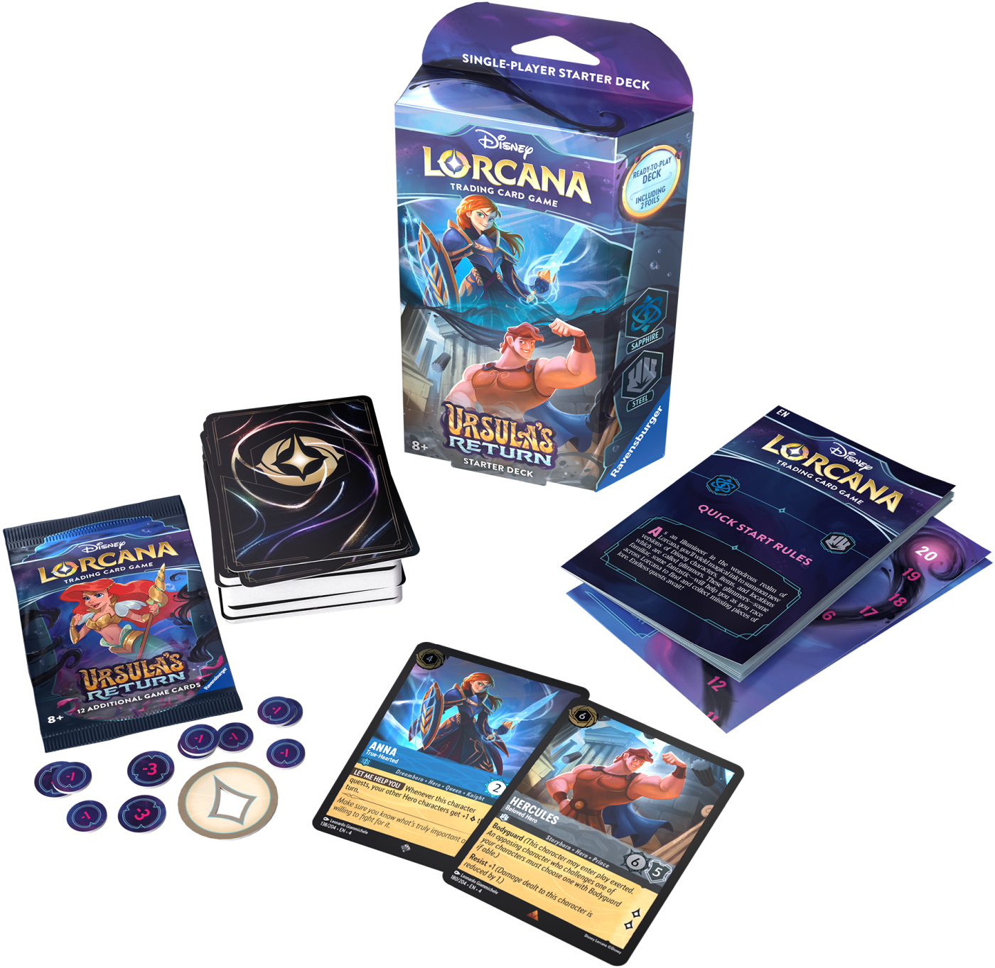 LORCANA Ursulas Return Illumineers 2セット Disney Lorcana TCG - Ursula's Return Illuminer's Quest Deep