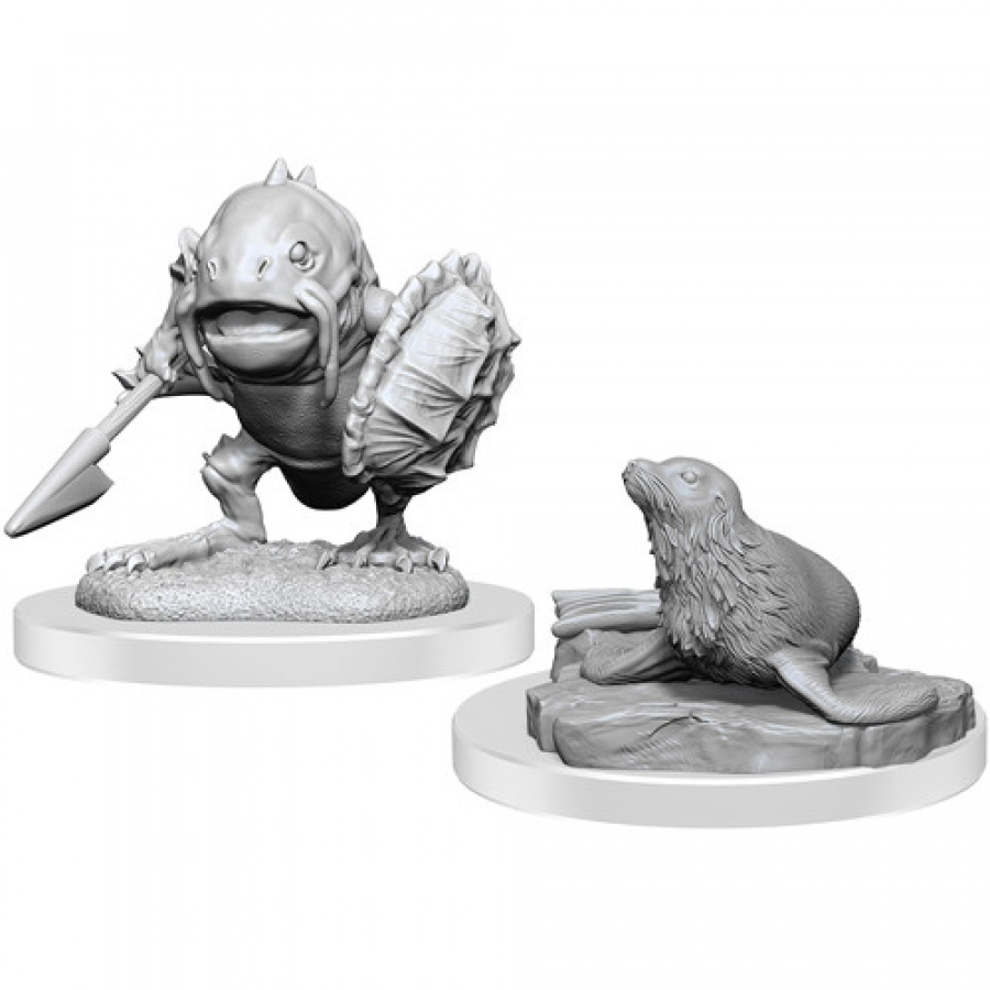 Dungeons & Dragons: Nolzur’s Marvelous Miniatures - Locathah and Seal