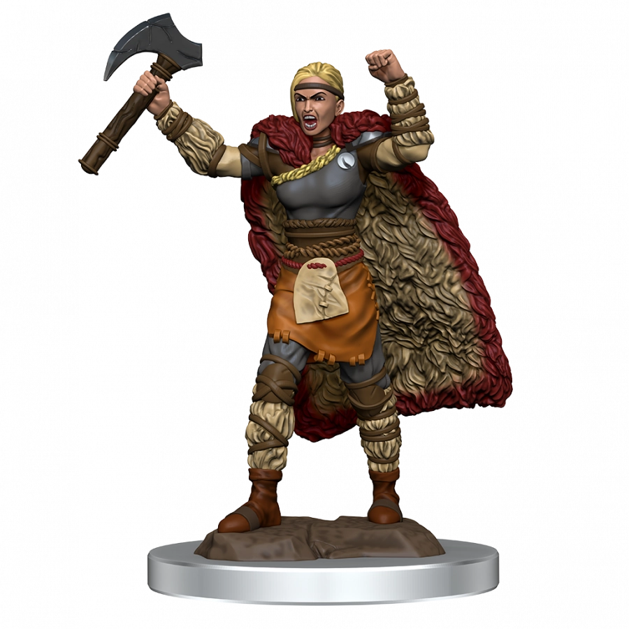 Dungeons & Dragons: Icons of the Realms - Premium Figures - Female Human Barbarian