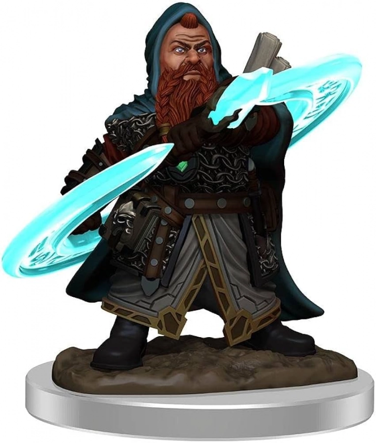 Pathfinder Battles - Premium Figures - Male Dwarf Sorcerer