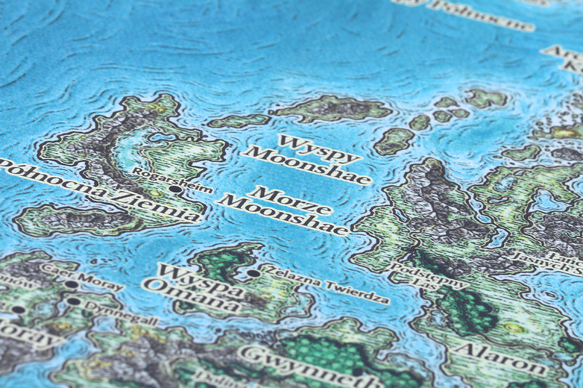 Economía Mandíbula de la muerte Más que nada Dungeons & Dragons: Mapa Faerunu