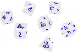 Ultra Pro: Dungeons & Dragons - Heavy Metal Icewind Dale Dice Set - White