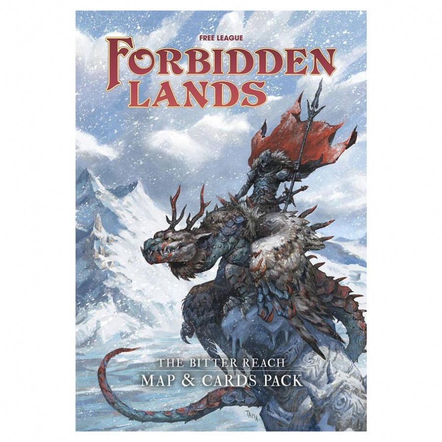 Forbidden Lands RPG: The Bitter Reach Maps and Card Pack