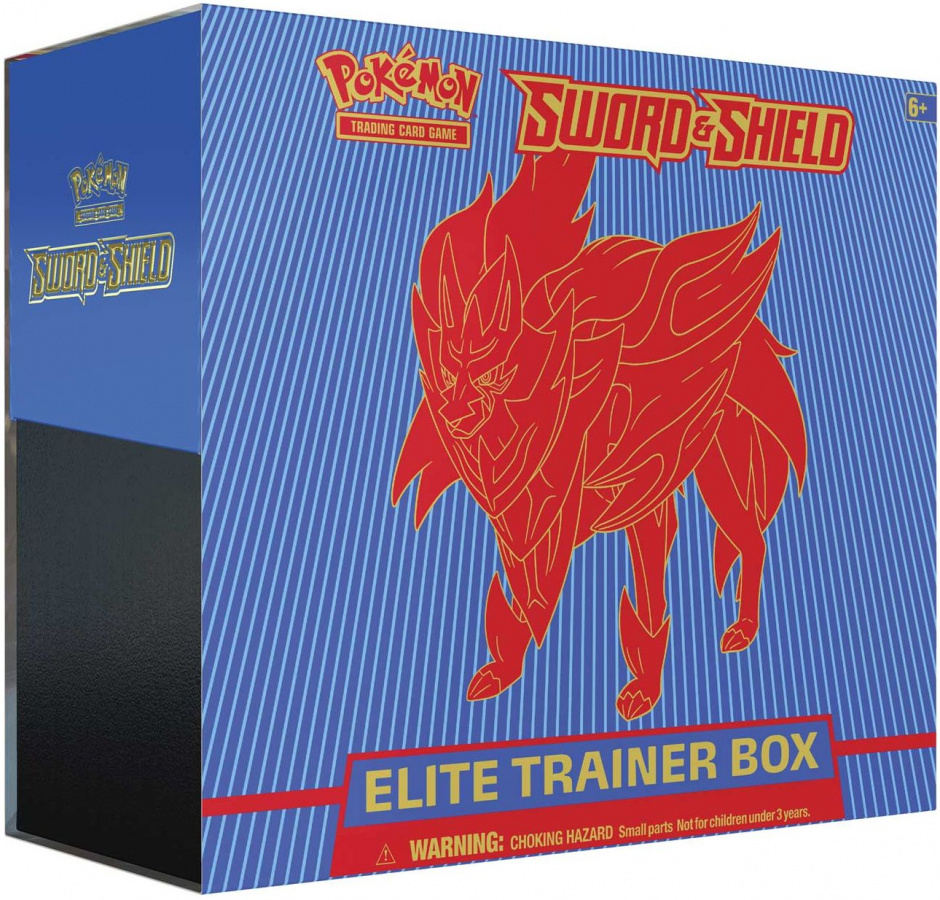 Pokémon TCG: Sword and Shield - Elite Trainer Box - Zamazenta