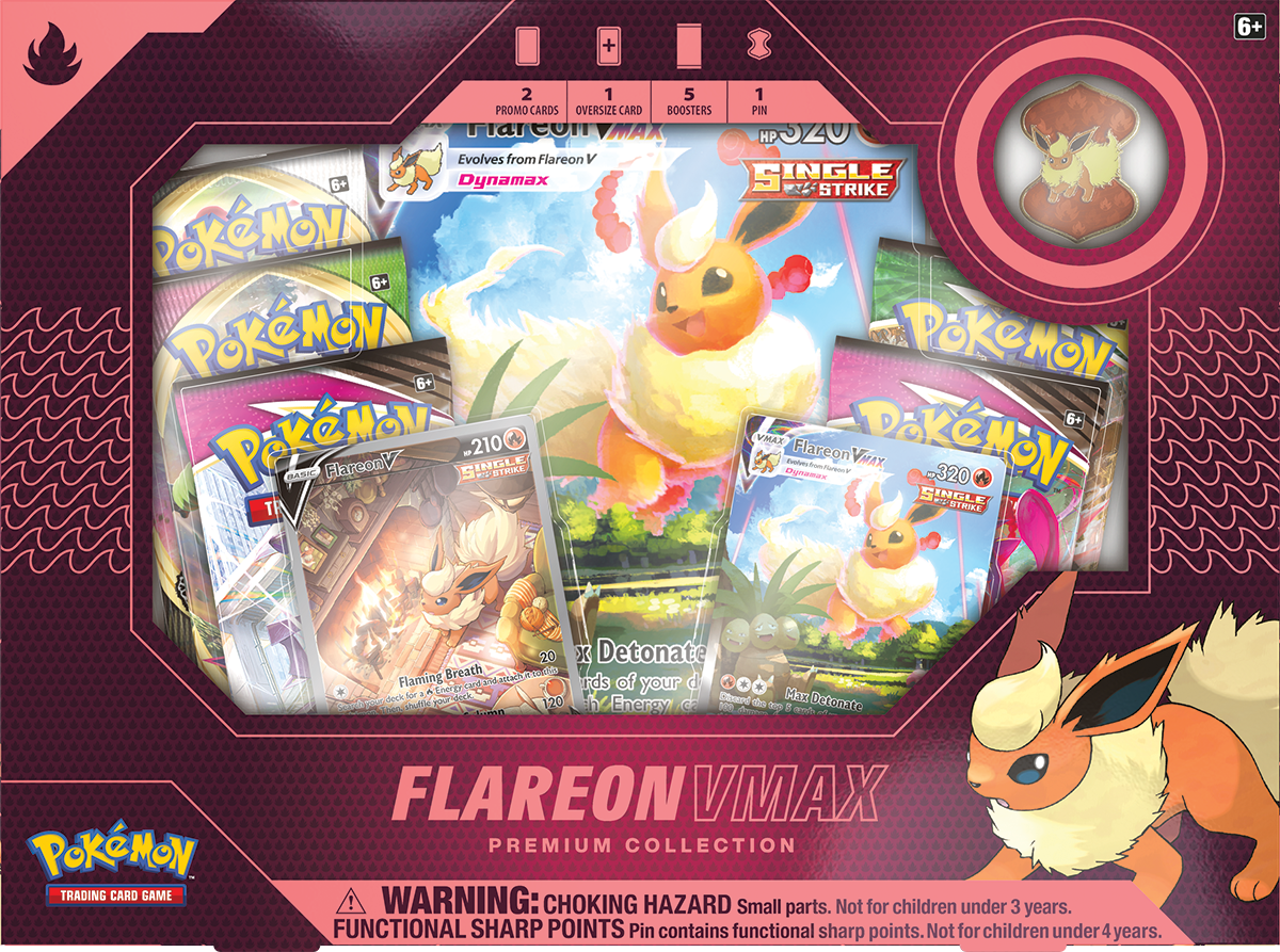 Pokémon TCG: Vmax Box Flareon