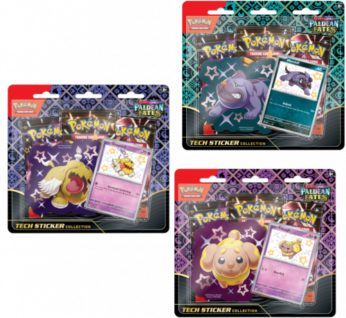 Pokémon TCG: Paldean Fates Tech Sticker BUNDLE (12 sztuk)