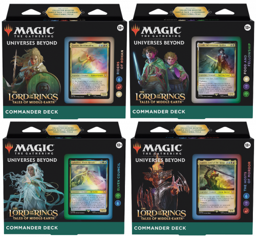 Magic the Gathering: The Lord of the Rings - Tales of Middle-earth - Commander Deck Display (4)