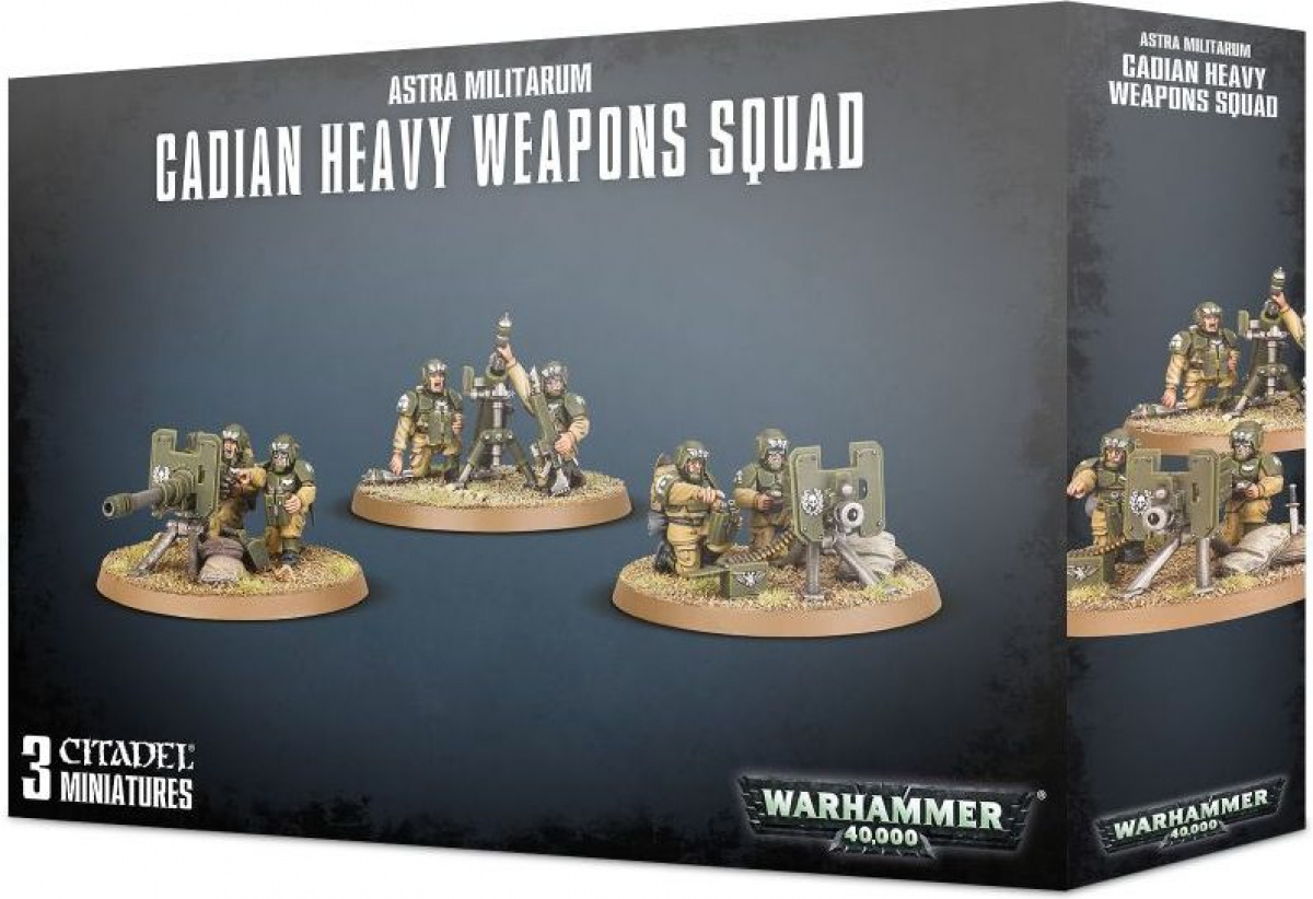 Astra Militarum - Cadian Heavy Weapons Squad