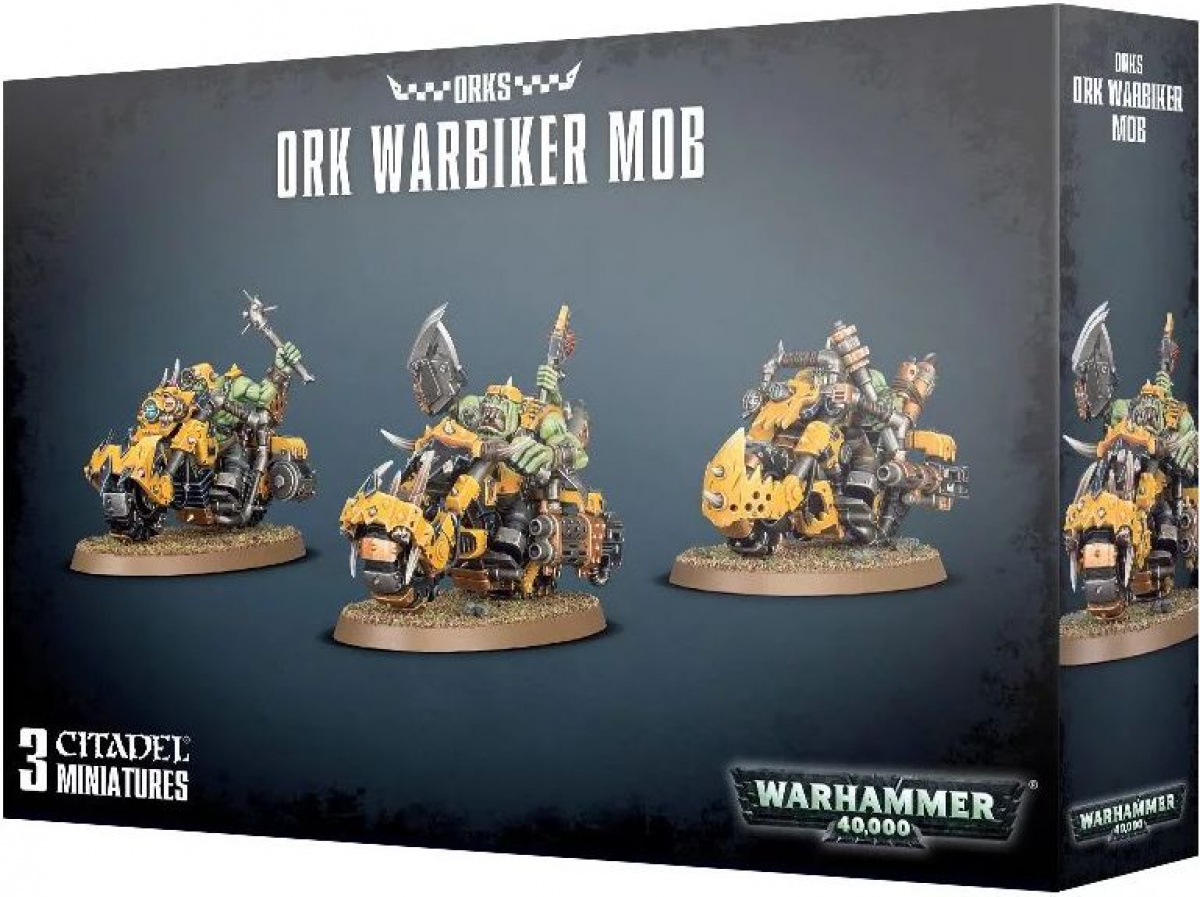 Warhammer 40,000: Orks - Ork Warbiker Mob