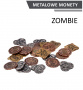 Metalowe monety - Zombie (zestaw 24 monet)