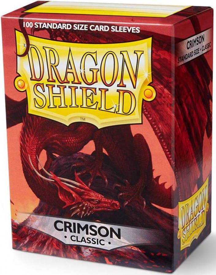 Dragon Shield: Koszulki na karty (63x88 mm) "Standard Size", 100 sztuk, Crimson