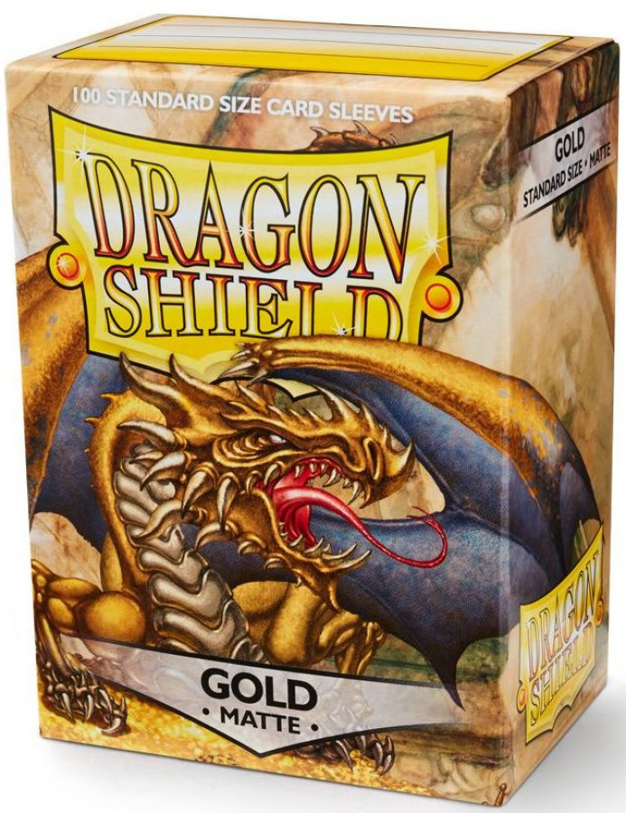 Dragon Shield: Koszulki na karty (63x88 mm) "Standard Size" Matte, 100 sztuk, Gold