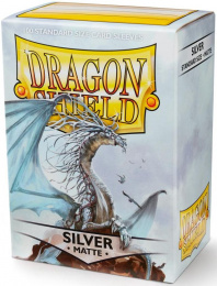 Dragon Shield: Koszulki na karty (63x88 mm) "Standard Size" Matte, 100 sztuk, Silver
