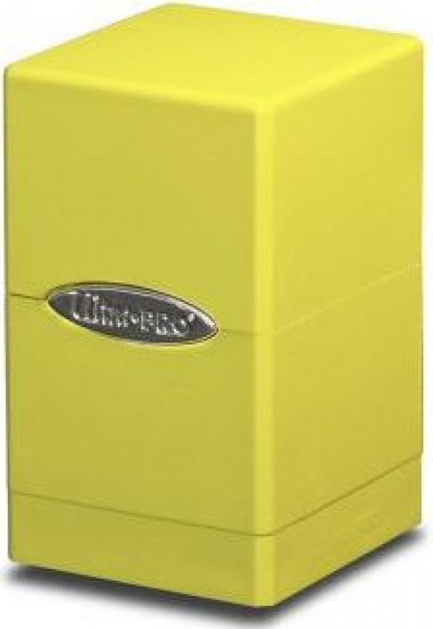 Ultra Pro: Satin Tower Deck Box - Bright Yellow