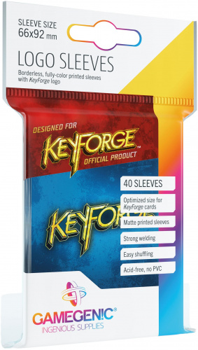 Gamegenic: KeyForge - Logo Sleeves Blue