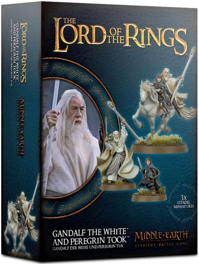 The Lord of the Rings: Middle-Earth Strategy Battle Game - Gandalf the White and Peregrin Took