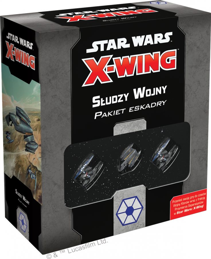 Star Wars: X-Wing - Pakiet eskadry - Słudzy Wojny (druga edycja)