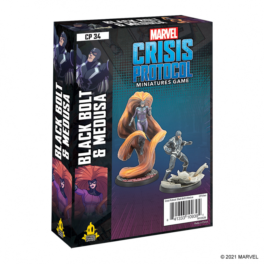 Marvel: Crisis Protocol - Black Bolt and Medusa