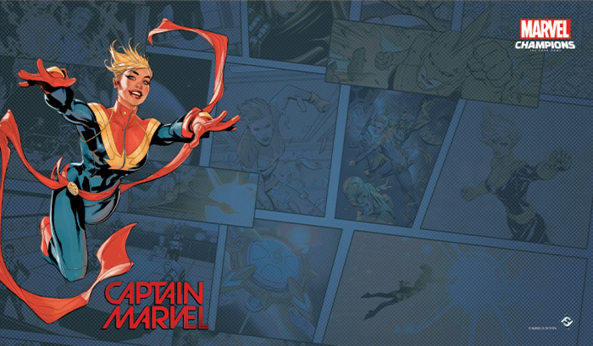 Marvel Champions: The Game Mat - Captain Marvel