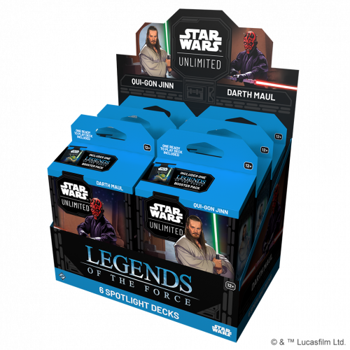 Star Wars: Unlimited Card Game - Legends of the Force - Spotlight Deck Box (6)