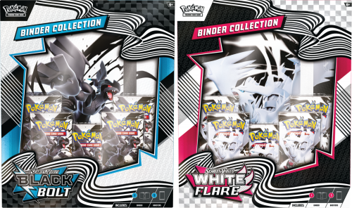 Pokémon TCG: Scarlet & Violet - Black Bolt & White Flare - Binder Collection - Reshiram/Zekrom (6)