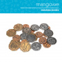 Metalowe Monety - Mangowe (zestaw 24 monet)