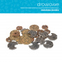 Metalowe Monety - Drowowe (zestaw 24 monet)
