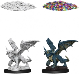 Dungeons & Dragons: Nolzur's Marvelous Miniatures - Blue Dragon Wyrmling