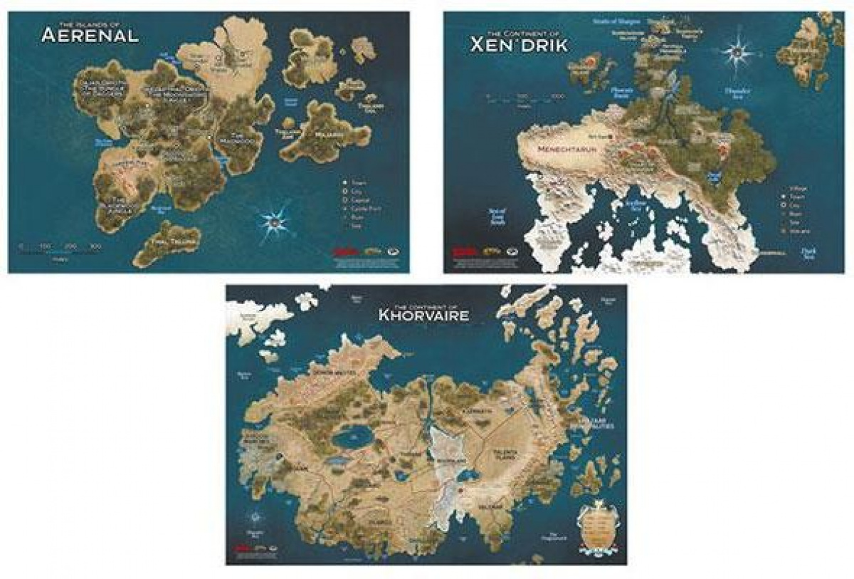Dungeons & Dragons: Eberron Maps